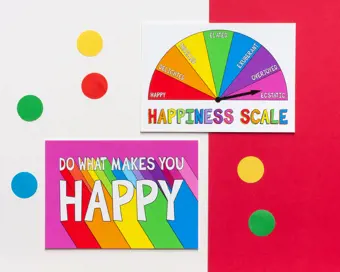 Happiness Postcard Set