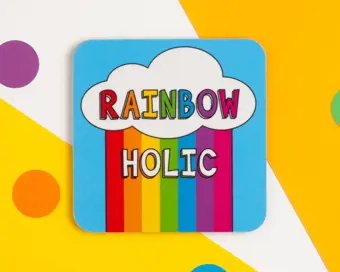 Rainbowholic Coaster