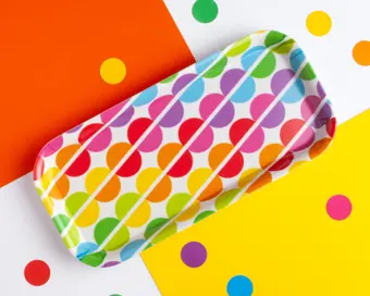 Colourful Circles Snack Tray