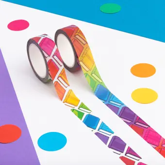 Rainbow Books Washi Tape Set of 2
