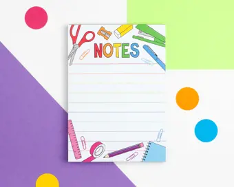 Notes Stationery A6 Notepad