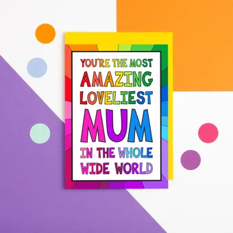 Amazing Loveliest Mum Card