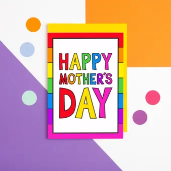 Rainbow Mother's Day Card