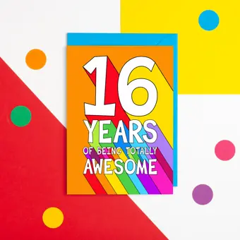 16th Birthday Card