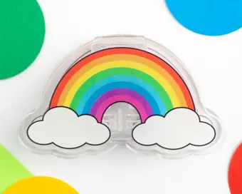 Colourful Rainbow Paper Clip
