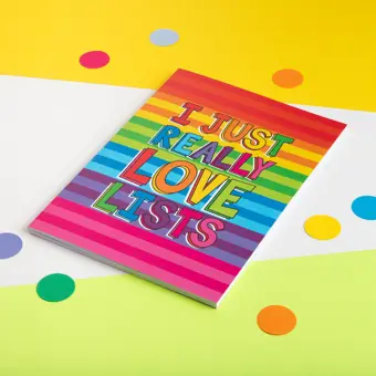 Product Image for: SECONDS I Just Really Love Lists A5 Notebook