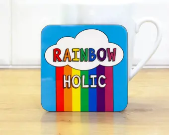 Rainbowholic Coaster