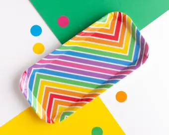 Colourful Zig Zag Snack Tray