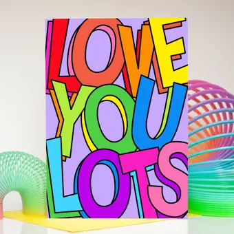 Love You Lots Valentine Card