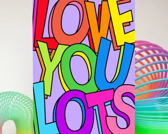Love You Lots Valentine Card