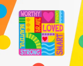 Encouraging Words Vinyl Sticker