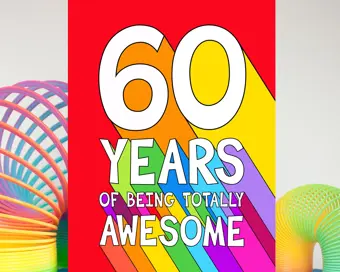 60th Birthday Card