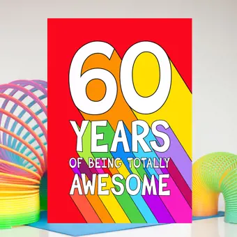 60th Birthday Card