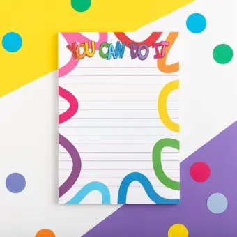 You Can Do It Colourful A5 Notepad