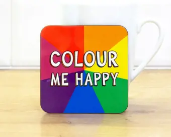 Colour Me Happy Coaster