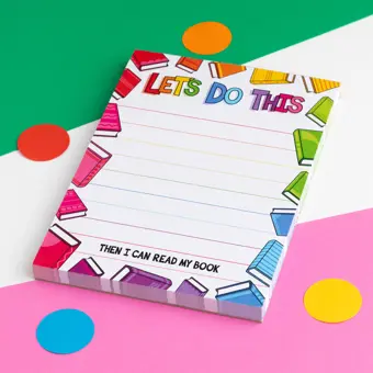Product Image for: SECONDS A6 Let's Do This Books Notepad