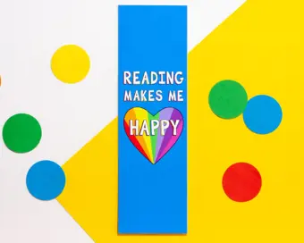 Reading Makes Me Happy Bookmark