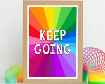 Keep Going Print 