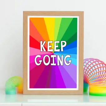 Keep Going Print 