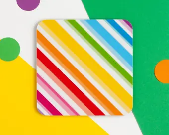 Candy Stripe Coaster
