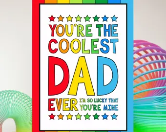 Coolest Dad Ever Card