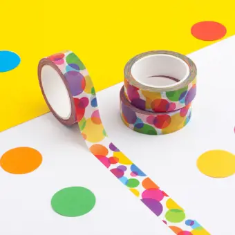 Colourful Spotty Washi Tape