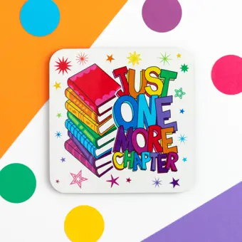 Product Image for: Just One More Chapter Reading Coaster