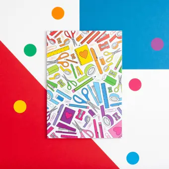 Stationery Pattern Notebook