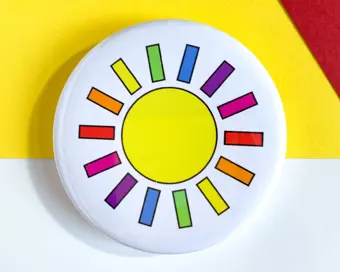 Rainbow Pocket Mirror