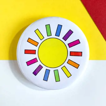 Rainbow Pocket Mirror