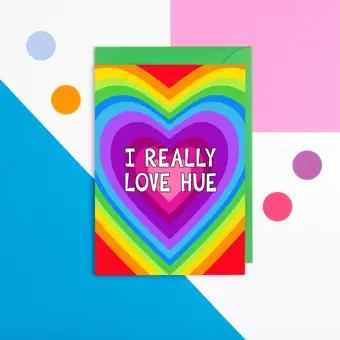 I Really Love Hue Valentine's Day Card