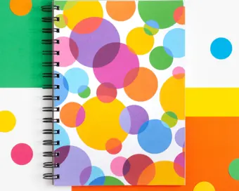 Rainbow Spots Notebook