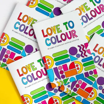 SECONDS Love To Colour Colouring Book