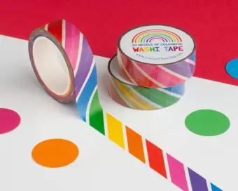 Rainbow Stripe Washi Tape