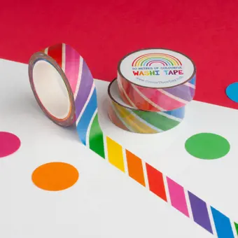 Rainbow Stripe Washi Tape