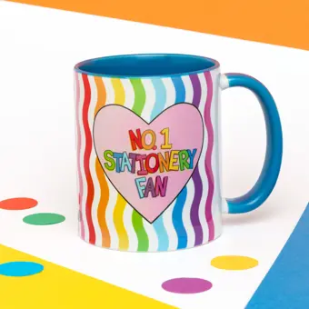 No. 1 Stationery Fan Mug