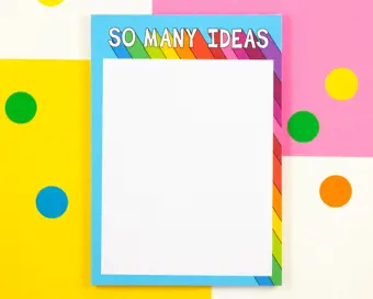 So Many Ideas Notepad