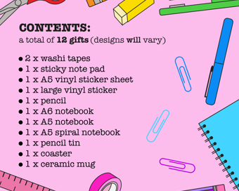 Recommended product: Stationery Lover Gift Box