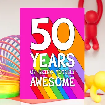 50th Birthday Card