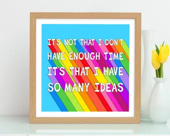 So Many Ideas Print