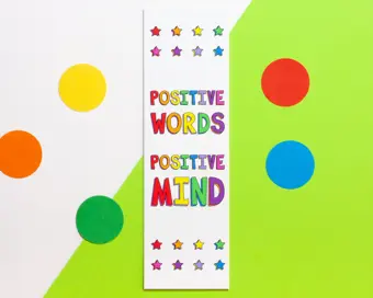 Positive Words Positive Mind Bookmark