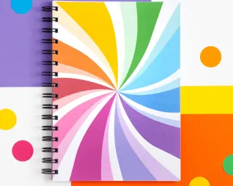 Candy Swirl Notebook