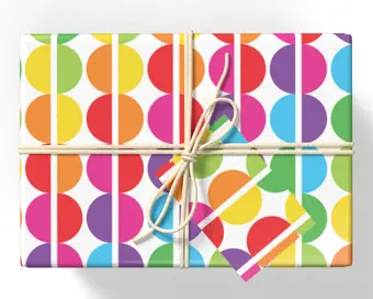 Colourful Circles Wrapping Paper