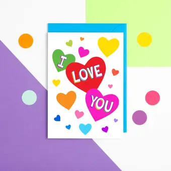 I Love You Valentine's Day Card