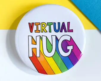 Virtual Hug Badge