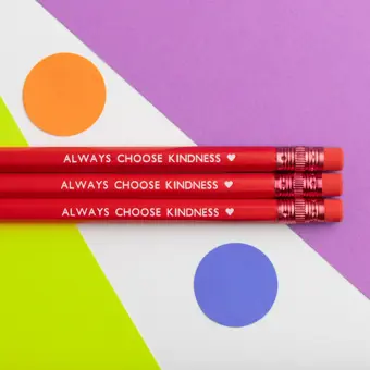 Always Choose Kindness Red Pencil