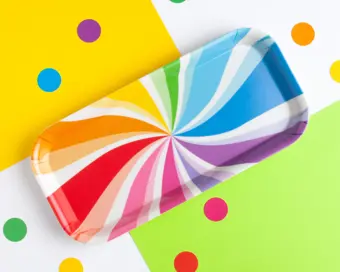 Pastel Rainbow Snack Tray